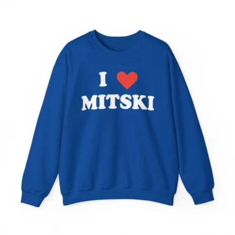 I Love Mitski Unisex Heavy Blend™ Crewneck Sweatshirt Royal I Love Mitski Unisex Heavy Blend™ Crewneck Sweatshirt Royal