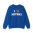 I Love Mitski Unisex Heavy Blend™ Crewneck Sweatshirt Royal