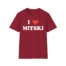 I Love Mitski Unisex Softstyle T-Shirt Cardinal Red