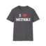 I Love Mitski Unisex Softstyle T-Shirt Charcoal