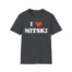 I Love Mitski Unisex Softstyle T-Shirt Dark Heather Grey