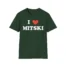 I Love Mitski Unisex Softstyle T-Shirt Forest Green