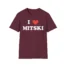 I Love Mitski Unisex Softstyle T-Shirt Maroon