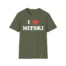 I Love Mitski Unisex Softstyle T-Shirt Military Green
