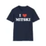 I Love Mitski Unisex Softstyle T-Shirt Navy