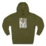 Mitski 2024 Tour Three-Panel Fleece Hoodie Army Green