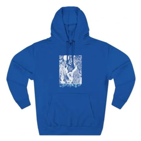 Mitski 2024 Tour Three-Panel Fleece Hoodie Royal Blue Mitski 2024 Tour Three-Panel Fleece Hoodie Royal Blue