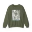 Mitski 2024 Tour Unisex Heavy Blend™ Crewneck Sweatshirt Military Green