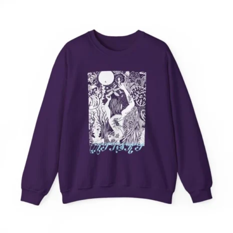 Mitski 2024 Tour Unisex Heavy Blend™ Crewneck Sweatshirt Purple Mitski 2024 Tour Unisex Heavy Blend™ Crewneck Sweatshirt Purple