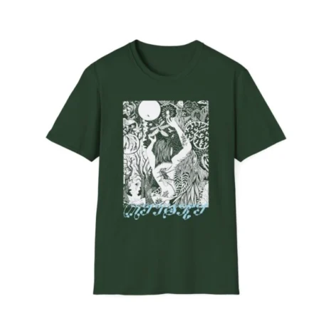 Mitski 2024 Tour Unisex Softstyle T-Shirt Forest Green Mitski 2024 Tour Unisex Softstyle T-Shirt Forest Green