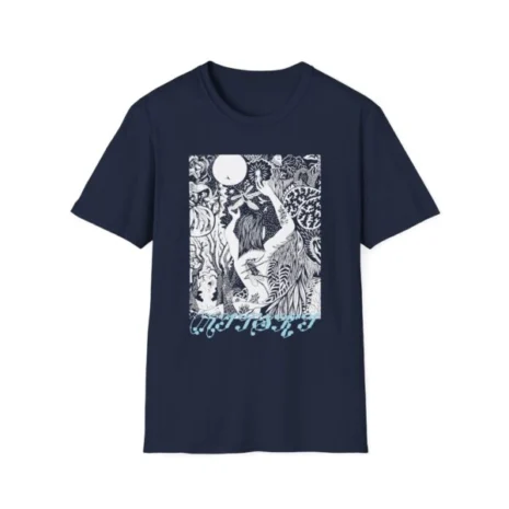 Mitski 2024 Tour Unisex Softstyle T-Shirt Navy Mitski 2024 Tour Unisex Softstyle T-Shirt Navy