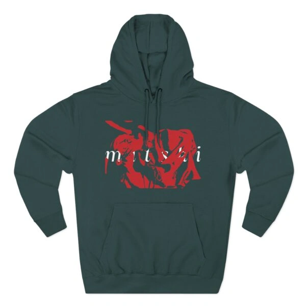 Mitski Be the Cowboy Photo Three-Panel Fleece Hoodie Sports Green