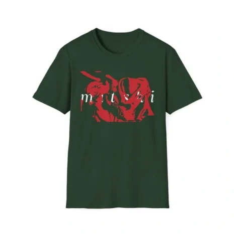 Mitski Be the Cowboy Photo Unisex Softstyle T-Shirt Forest Green Mitski Be the Cowboy Photo Unisex Softstyle T-Shirt Forest Green