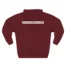 Mitski Chairs Three-Panel Fleece Hoodie Burgundy Back Side