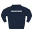 Mitski Chairs Three-Panel Fleece Hoodie Navy Back Side