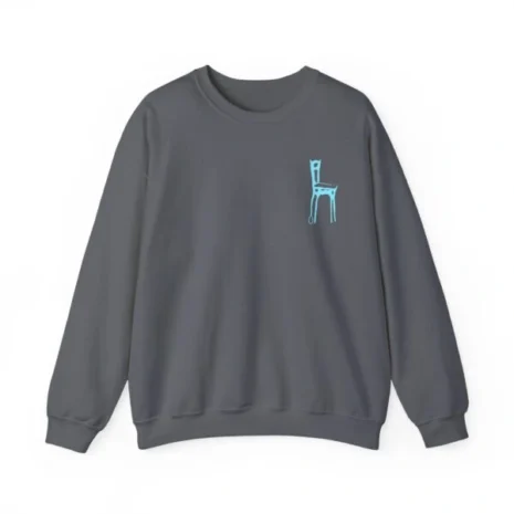 Mitski Chairs Unisex Heavy Blend™ Crewneck Sweatshirt Charcoal Mitski Chairs Unisex Heavy Blend™ Crewneck Sweatshirt Charcoal