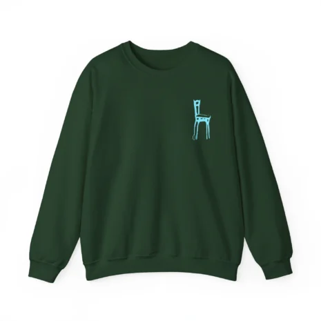 Mitski Chairs Unisex Heavy Blend™ Crewneck Sweatshirt Forest Green Mitski Chairs Unisex Heavy Blend™ Crewneck Sweatshirt Forest Green