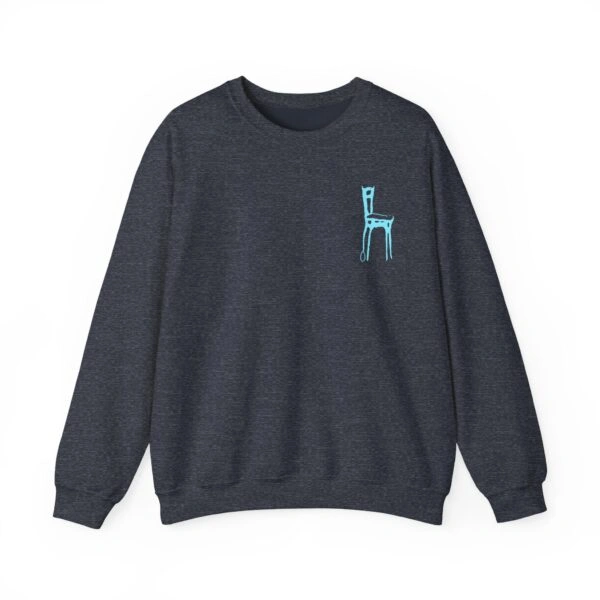 Mitski Chairs Unisex Heavy Blend™ Crewneck Sweatshirt Heather Sport Dark Navy