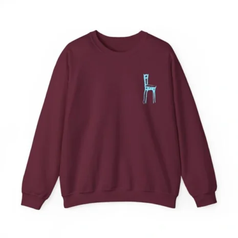 Mitski Chairs Unisex Heavy Blend™ Crewneck Sweatshirt Maroon Mitski Chairs Unisex Heavy Blend™ Crewneck Sweatshirt Maroon