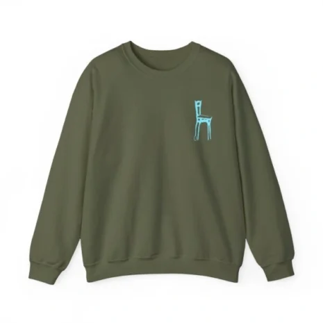 Mitski Chairs Unisex Heavy Blend™ Crewneck Sweatshirt Military Green Mitski Chairs Unisex Heavy Blend™ Crewneck Sweatshirt Military Green