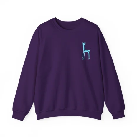 Mitski Chairs Unisex Heavy Blend™ Crewneck Sweatshirt Purple Mitski Chairs Unisex Heavy Blend™ Crewneck Sweatshirt Purple