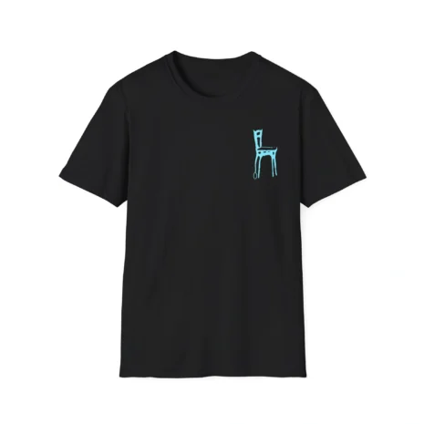 Mitski Chairs Unisex Softstyle T-Shirt Black Mitski Chairs Unisex Softstyle T-Shirt Black