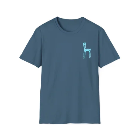 Mitski Chairs Unisex Softstyle T-Shirt Indigo Blue Mitski Chairs Unisex Softstyle T-Shirt Indigo Blue