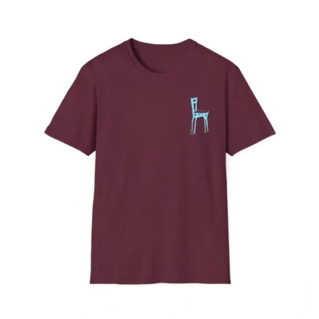 Mitski Chairs Unisex Softstyle T-Shirt Maroon Mitski Chairs Unisex Softstyle T-Shirt Maroon
