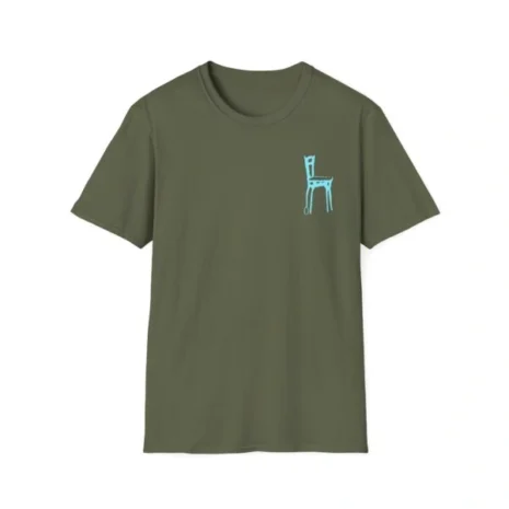 Mitski Chairs Unisex Softstyle T-Shirt Military Green Mitski Chairs Unisex Softstyle T-Shirt Military Green