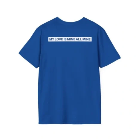 Mitski Chairs Unisex Softstyle T-Shirt Royal Back Side Mitski Chairs Unisex Softstyle T-Shirt Royal Back Side