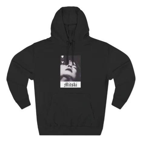 Mitski Chipped Mug Three-Panel Fleece Hoodie Black Mitski Chipped Mug Three-Panel Fleece Hoodie Black