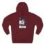 Mitski Chipped Mug Three-Panel Fleece Hoodie Burgundy