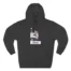 Mitski Chipped Mug Three-Panel Fleece Hoodie Charcoal Heather