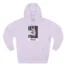Mitski Chipped Mug Three-Panel Fleece Hoodie Lilac