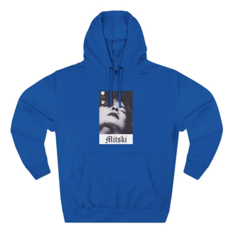 Mitski Chipped Mug Three-Panel Fleece Hoodie Royal Blue Mitski Chipped Mug Three-Panel Fleece Hoodie Royal Blue
