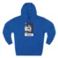 Mitski Chipped Mug Three-Panel Fleece Hoodie Royal Blue