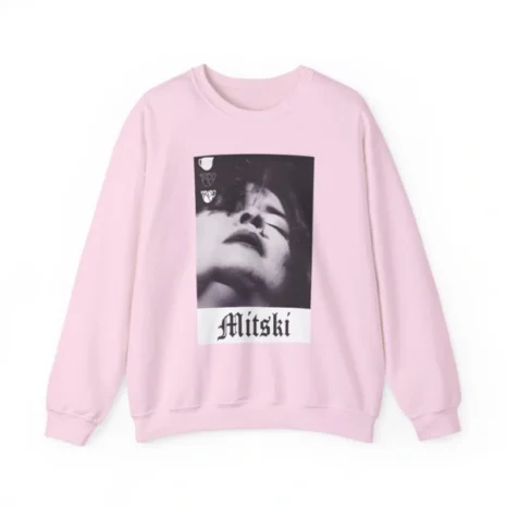 Mitski Chipped Mug Unisex Heavy Blend™ Crewneck Sweatshirt Light Pink Mitski Chipped Mug Unisex Heavy Blend™ Crewneck Sweatshirt Light Pink