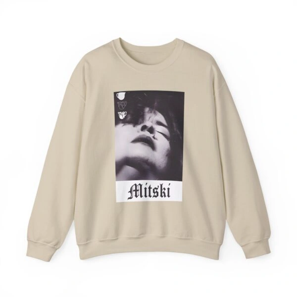Mitski Chipped Mug Unisex Heavy Blend™ Crewneck Sweatshirt Sand