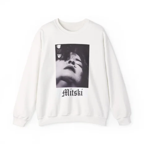 Mitski Chipped Mug Unisex Heavy Blend™ Crewneck Sweatshirt White Mitski Chipped Mug Unisex Heavy Blend™ Crewneck Sweatshirt White