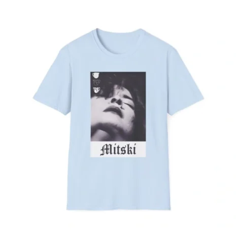 Mitski Chipped Mug Unisex Softstyle T-Shirt Light Blue Mitski Chipped Mug Unisex Softstyle T-Shirt Light Blue