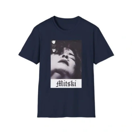 Mitski Chipped Mug Unisex Softstyle T-Shirt Navy Mitski Chipped Mug Unisex Softstyle T-Shirt Navy