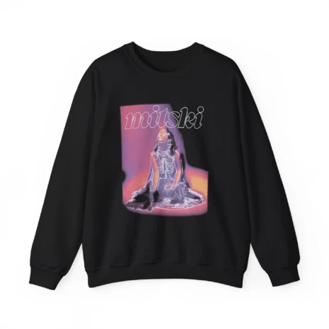 Mitski Dreamcore Glow Unisex Heavy Blend™ Crewneck Sweatshirt Black Mitski Dreamcore Glow Unisex Heavy Blend™ Crewneck Sweatshirt Black