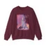 Mitski Dreamcore Glow Unisex Heavy Blend™ Crewneck Sweatshirt Maroon