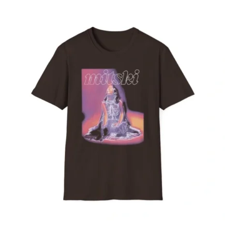 Mitski Dreamcore Glow Unisex Softstyle T-Shirt Dark Chocolate Mitski Dreamcore Glow Unisex Softstyle T-Shirt Dark Chocolate
