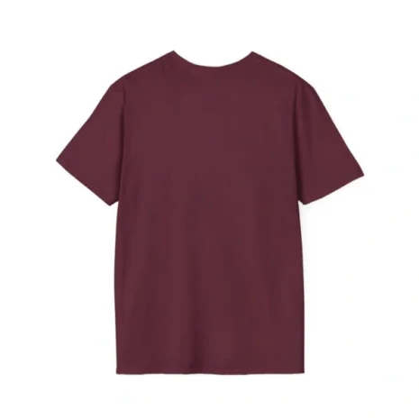 Mitski Dreamcore Glow Unisex Softstyle T-Shirt Maroon Back Side Mitski Dreamcore Glow Unisex Softstyle T-Shirt Maroon Back Side