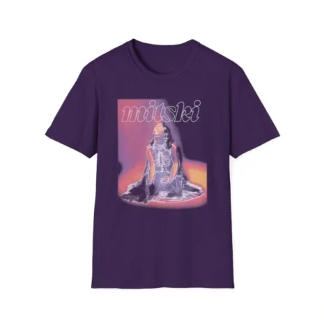 Mitski Dreamcore Glow Unisex Softstyle T-Shirt Purple Mitski Dreamcore Glow Unisex Softstyle T-Shirt Purple