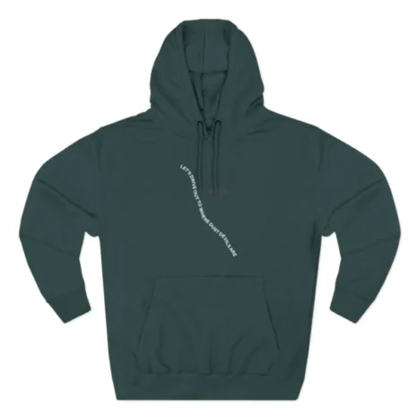Mitski Dust Devils Three-Panel Fleece Hoodie Sports Green