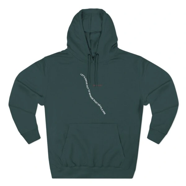 Mitski Dust Devils Three-Panel Fleece Hoodie Sports Green