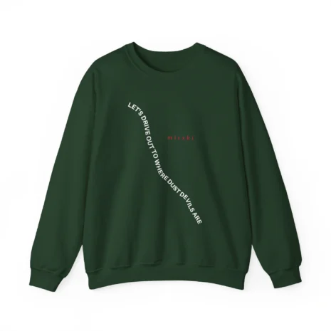 Mitski Dust Devils Unisex Heavy Blend™ Crewneck Sweatshirt Forest Green Mitski Dust Devils Unisex Heavy Blend™ Crewneck Sweatshirt Forest Green