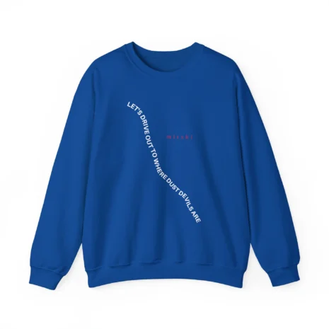 Mitski Dust Devils Unisex Heavy Blend™ Crewneck Sweatshirt Royal Mitski Dust Devils Unisex Heavy Blend™ Crewneck Sweatshirt Royal
